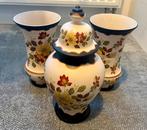 Set Gouda plateel - Modica - 2 vazen en dekselpot, Ophalen
