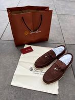 Loro Piana Zomer Walk suède loafers - Nieuwstaat, Ophalen of Verzenden, Zo goed als nieuw, Bruin