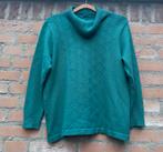 REAL VINTAGE Zee groene wollen trui Maat L / 40, Maat 38/40 (M), Ophalen of Verzenden, Vintage, Gedragen