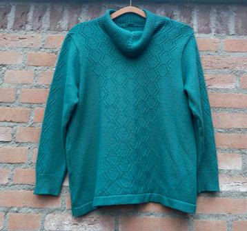 REAL VINTAGE Zee groene wollen trui Maat L / 40 beschikbaar voor biedingen