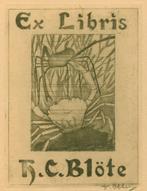 3244 Ex Libris Nederland : Joan Francois Obbes, 1933, Antiek en Kunst, Kunst | Etsen en Gravures, Verzenden