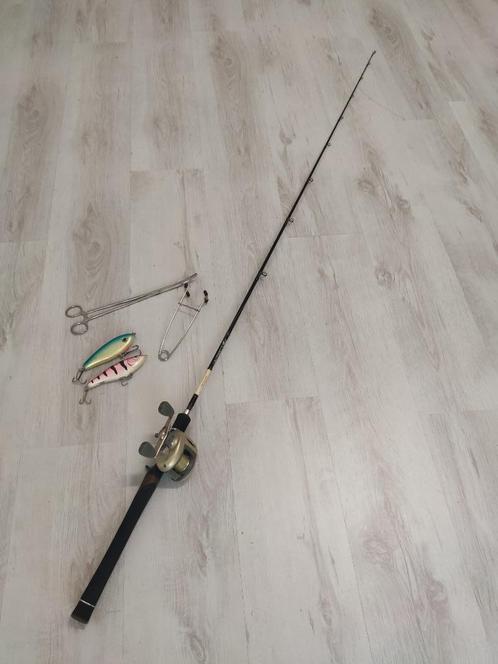 Complete jerkbait set. Fox Hengel, + reel, etc ( kunstaas ), Watersport en Boten, Hengelsport | Roofvissen, Gebruikt, Complete set