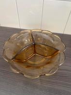 Vintage schaal persglas Art Deco, Ophalen of Verzenden