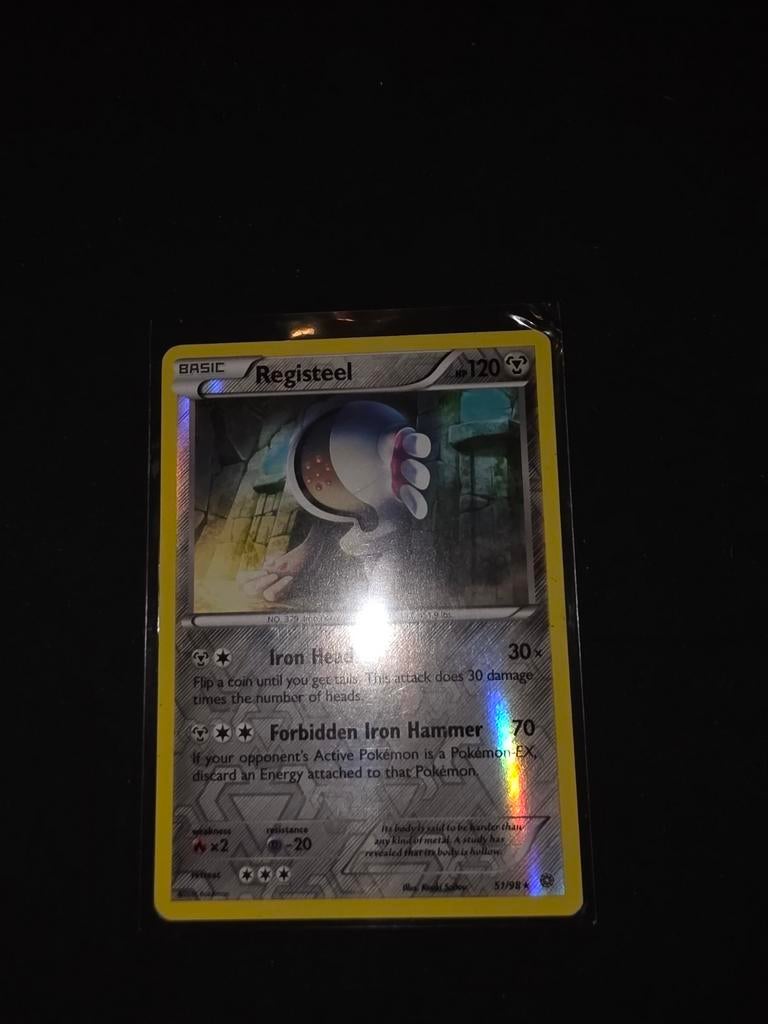 Registeel Reverse holo 51/98 Ancient Origins, Ophalen of Verzenden, Zo goed als nieuw, Losse kaart