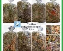 't Dijkje kruidenhooi 7x 500 gram, Dieren en Toebehoren, Dierenvoeding, Knaagdier of Konijn, Ophalen of Verzenden