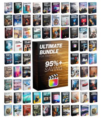 Final cut pro Ultimate Bundel Plugins beschikbaar voor biedingen