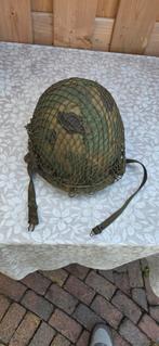 Originele Legerhelm met Camouflage Net, Ophalen of Verzenden, Overige soorten, Amerika, Helm of Baret