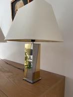 Set van 2 bicolor lampen Hollywood Regency stijl, 80s,, Ophalen, Gebruikt, 50 tot 75 cm, Metaal
