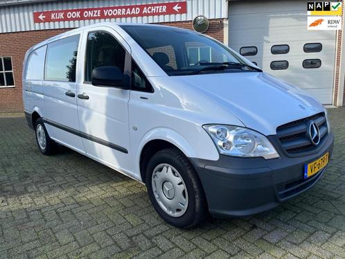 Mercedes-Benz Vito 110 CDI 320 Lang dubbel cabine NAP airco, Auto's, Bestelauto's, Bedrijf, Te koop, ABS, Airconditioning, Centrale vergrendeling