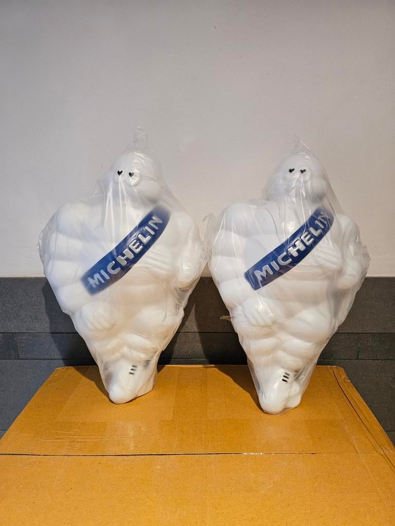 Michelin pop / poppen set 37 cm blauwe band incl led, Verzamelen, Merken en Reclamevoorwerpen, Ophalen of Verzenden, Nieuw