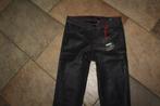 Angels Cici paars/zwart coating stretch broek mt 38 KOOPJE, Overige kleuren, ., Nieuw, Ophalen of Verzenden