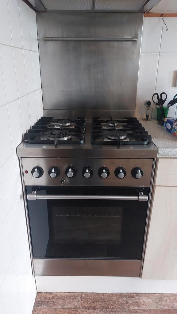 Gasfornuis met Oven - Solitaire, Witgoed en Apparatuur, Fornuizen, Ophalen