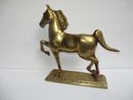 zeer mooi zwaar Antiek brons paard. 26cm breed, Ophalen of Verzenden