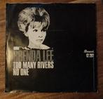 Vinyl single Brenda lee Too Many Rivers, Gebruikt, 7 inch, Single, Ophalen of Verzenden