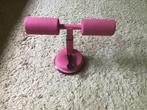 Buikspiertrainer met zuignap - Roze opbrengst giro 555, Sport en Fitness, Fitnessmaterialen, Ophalen of Verzenden, Zo goed als nieuw