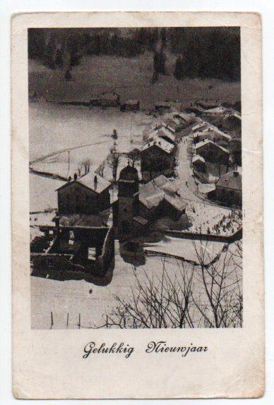 Gelukkig Nieuwjaar 1947, Verzamelen, Ansichtkaarten | Themakaarten, Gelopen, 1940 tot 1960, Feest(dag), Ophalen