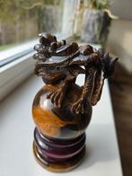 tijgeroog draak, Verzamelen, Mineralen en Fossielen, Ophalen of Verzenden