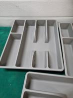 bestekbakken grijs drie stuks , ikea, Ophalen of Verzenden, 'T Olde Gre-j, Info@toldegrej.nl, Endepoelstraat 20f Didam