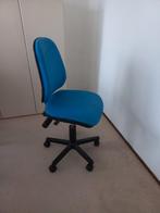 Gratis blauwe bureaustoel, Huis en Inrichting, Bureaustoelen, Ophalen, Gebruikt, Blauw