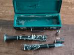 Oude klarinet in koffer, Ophalen of Verzenden, Gebruikt, Hout