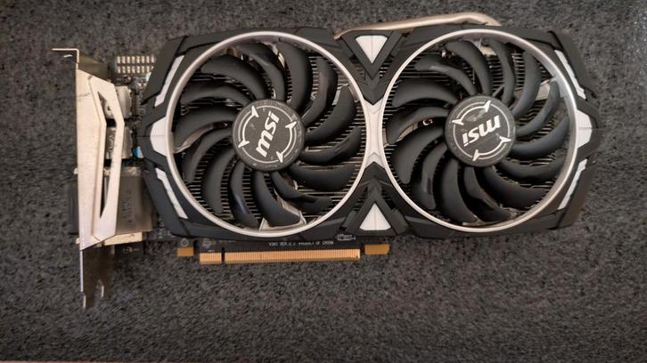 AMD RX 570 ARMOUR 8GB OC, Computers en Software, Videokaarten, Gebruikt, AMD, PCI-Express 3.0, GDDR5, HDMI, DisplayPort, VGA, Ophalen of Verzenden