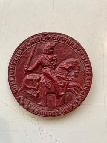Vintage replica Royal Seal of Edward III Handmade in England beschikbaar voor biedingen