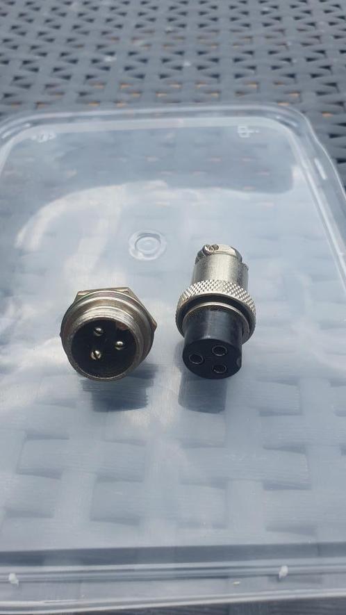 Microfoonplug 3 pins CB radio, Telecommunicatie, Zenders en Ontvangers, Nieuw, Zender en Ontvanger, Ophalen of Verzenden