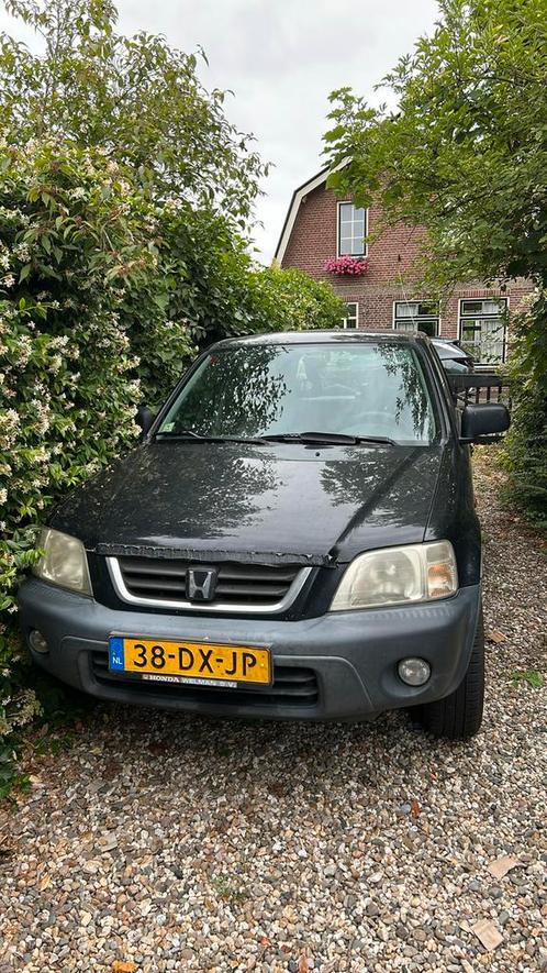 Honda CR-V 2.0 I SRS (both) AUT 2000 Zwart, Auto's, Honda, Particulier, CR-V, Benzine, SUV of Terreinwagen, Automaat, Origineel Nederlands
