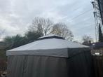 Paviljoen Bois le Duc 3x3m met insectengordijnen, Tuin en Terras, Ophalen, Gebruikt, Minder dan 4 meter, Paviljoen