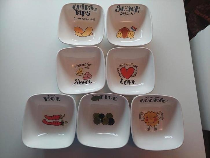 7 Blond Amsterdam Bakjes, Huis en Inrichting, Keuken | Servies, Zo goed als nieuw, Kom(men), Blond Amsterdam, Aardewerk, Ophalen