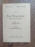 La traviata  opera va Verdi, Muziek en Instrumenten, Ophalen of Verzenden