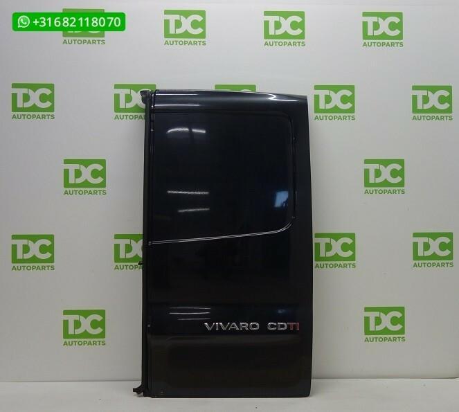 Opel Vivaro ('01-'14) Achterdeur rechts dicht zwart, Auto-onderdelen, Carrosserie en Plaatwerk, Deur, Opel, Achter, Rechts, Gebruikt