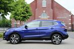 Nissan Qashqai 1.3 DIG-T N-Connecta l Pano l Clima l Navi, Gebruikt, Euro 6, Blauw, Leder en Stof
