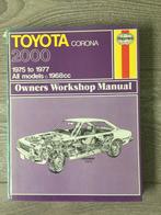 Haynes Manual vraagbaak Toyota Corona 2000 1975-1977, Auto diversen, Ophalen of Verzenden