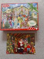 Falcon 2 in 1 doos kerstpuzzel, Ophalen of Verzenden, Zo goed als nieuw