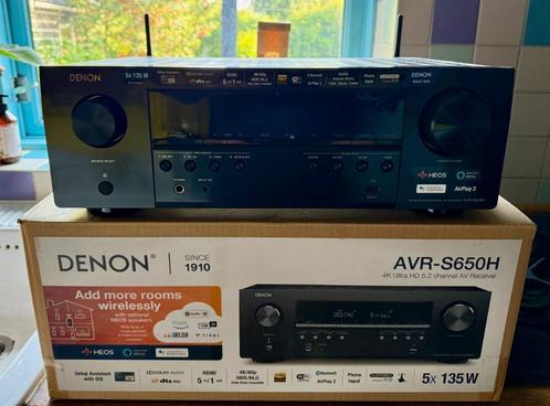 Denon AVR-S650H - Heos, Audio, Tv en Foto, Versterkers en Receivers, Zo goed als nieuw, 5.1, 60 tot 120 watt, Denon, Ophalen