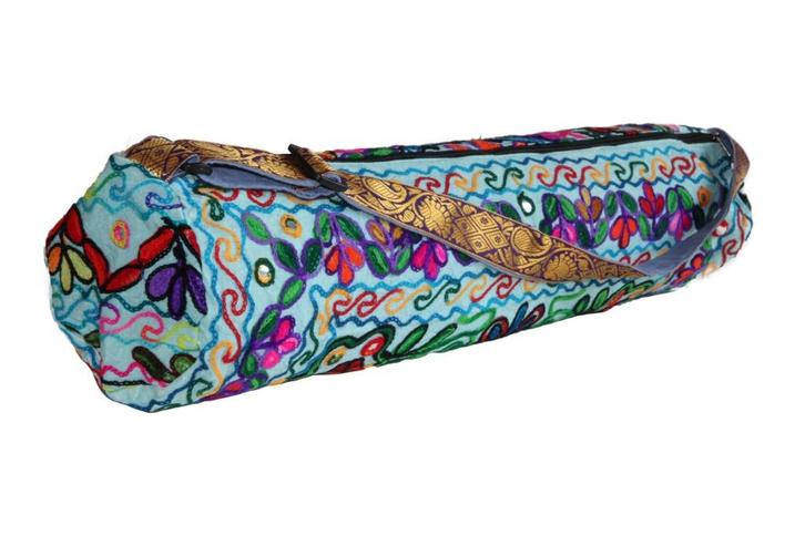 Geborduurde yogamat tas – Uniek handgemaakt design, Sport en Fitness, Yoga en Pilates, Nieuw, Yogamat, Ophalen of Verzenden