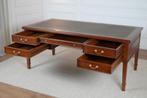 Klassiek Engels bureau 185x95 NIEUW (schrijftafel), Ophalen of Verzenden, Nieuw, Bureau
