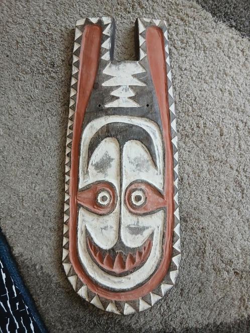 nieuw guinea Elema Papoea houten schild masker 2, Antiek en Kunst, Kunst | Niet-Westerse kunst, Ophalen of Verzenden