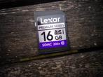 lexar sd kaart sdhc 16 gb premium series, Ophalen of Verzenden, Fotocamera, Zo goed als nieuw