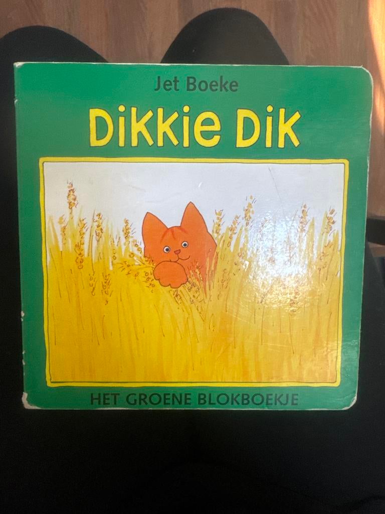Dikkie Dik - Het groene blokboekje, Ophalen of Verzenden, Gelezen, Uitklap-, Voel- of Ontdekboek, 1 tot 2 jaar