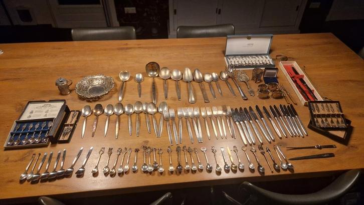Vintage Bestek Collectie, Antiek en Kunst, Antiek | Bestek, Ophalen