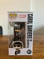 Funko pop Carol Danvers on motorcycle, Ophalen of Verzenden, Zo goed als nieuw