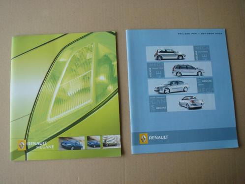 Folder en prijslijst Renault Megane 2005, Boeken, Auto's | Folders en Tijdschriften, Zo goed als nieuw, Renault, Ophalen of Verzenden