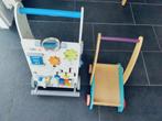 Twee Houten Loopwagens – in stijl van Little Dutch & IKEA, Ophalen, Gebruikt