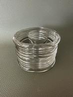 Vintage Waxinelichthouder Votive Zweden Noorwegen Glas, Ophalen of Verzenden