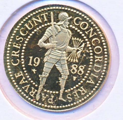 Nederland Gouden Dubbele Dukaat 1988, Postzegels en Munten, Edelmetalen en Baren, Goud, Verzenden