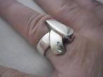 zilveren royale CASA design ring [1093], Verzenden, Zo goed als nieuw, 17 tot 18, Dame
