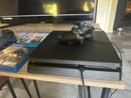 Ps4 slim + games, Spelcomputers en Games, Ophalen, Met 2 controllers, Slim, 500 GB