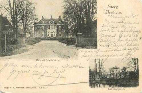 (388-573-015) De Steeg Kasteel Middachten Lauersgracht, Verzamelen, Ansichtkaarten | Nederland, Gelderland, Verzenden